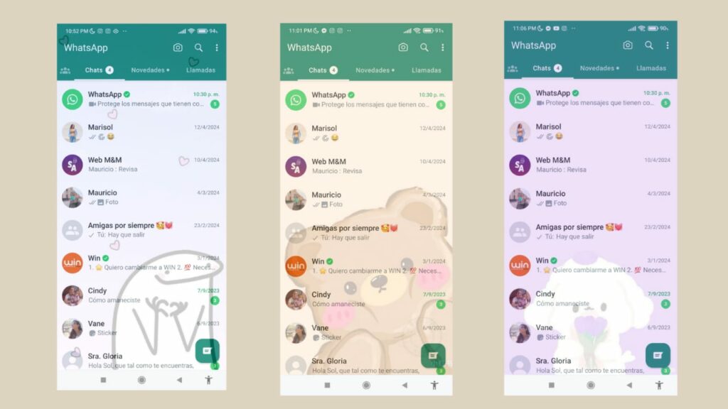 whatsapp cambiar fondo pantalla