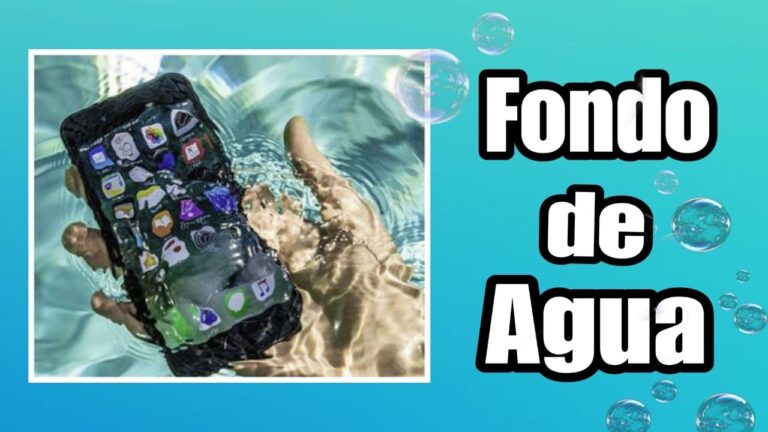 OBTÉN FONDO DE AGUA ANIMADO EN TU CELULAR ANDROID