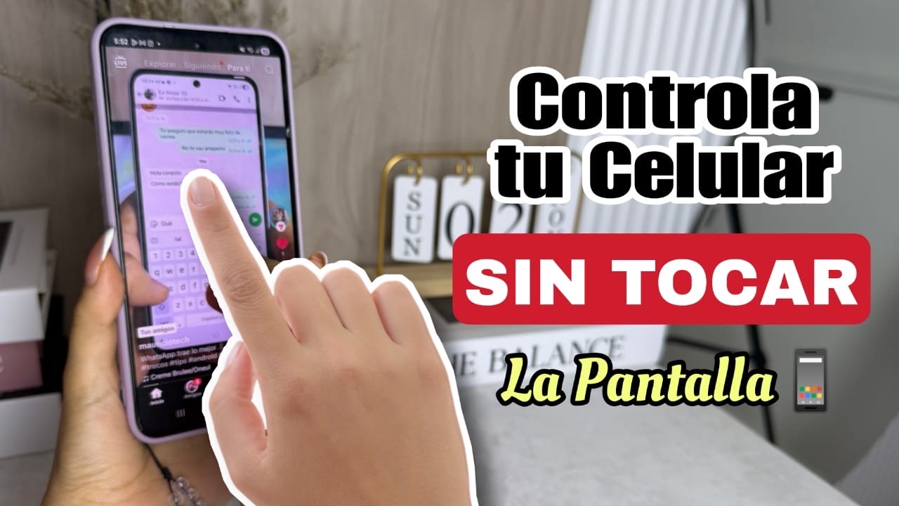 controlar celular tocar pantalla